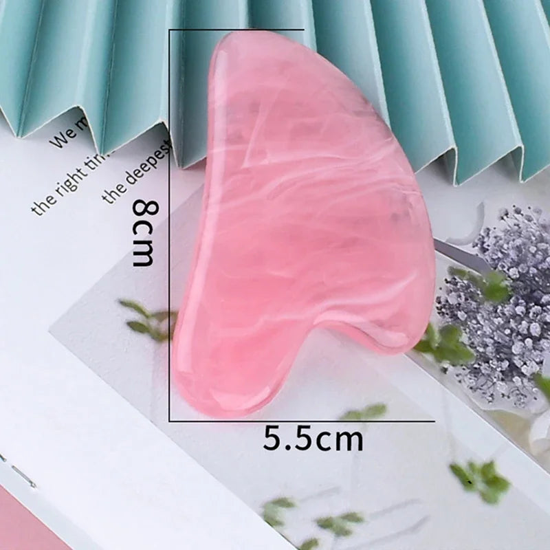 Gua Sha Quartz Rose